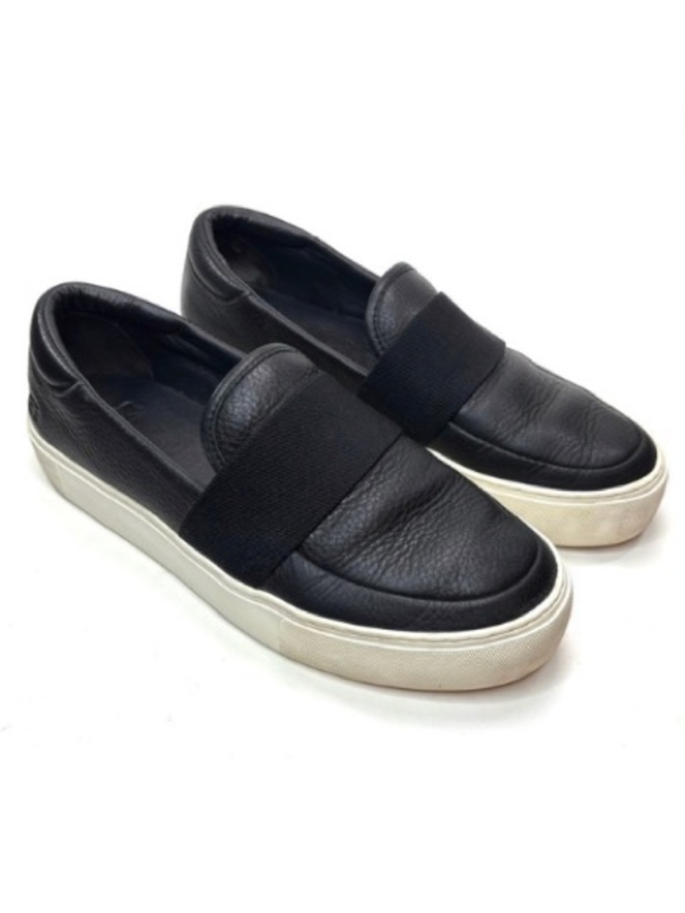 UGG Chayze Black Leather Trainers | 7